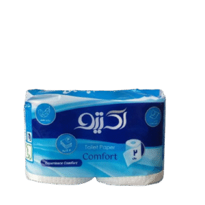 دستمال کاغذی رولی توالت 2 عددی اکتیو | نرم، با دوام و جذب سریع